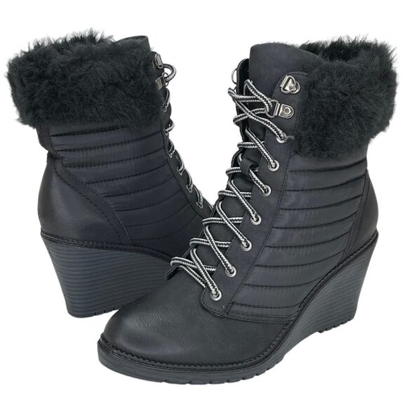 Zigi Soho Ames Black Women’s Wedge Boot - Picture 7 of 8